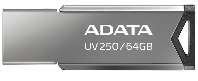 Флеш-накопитель USB 64GB A-Data UV250 Silver (AUV250-64G-RBK)