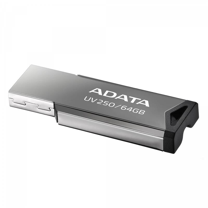 Флеш-накопитель USB 64GB A-Data UV250 Silver (AUV250-64G-RBK)