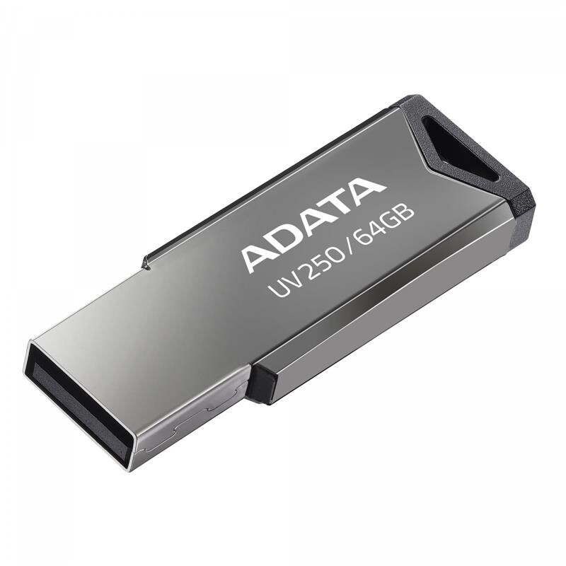 Флеш-накопитель USB 64GB A-Data UV250 Silver (AUV250-64G-RBK)