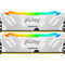 Фото - Модуль памяти DDR5 2х24GB/8000 Kingston Fury Renegade RGB White (KF580C38RWAK2-48) | click.ua