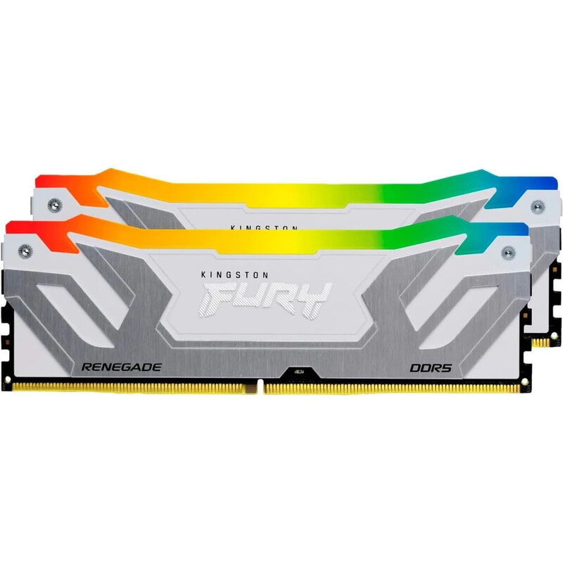 Модуль памяти DDR5 2х24GB/8800 Kingston Fury Renegade RGB White (KF588CU42RWAK2-48)