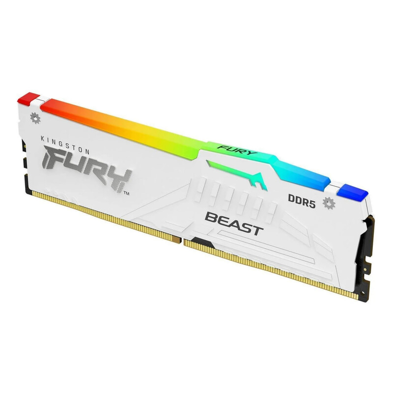 Модуль памяти DDR5 32GB/5200 Kingston Fury Beast RGB White (KF552C40BWA-32)