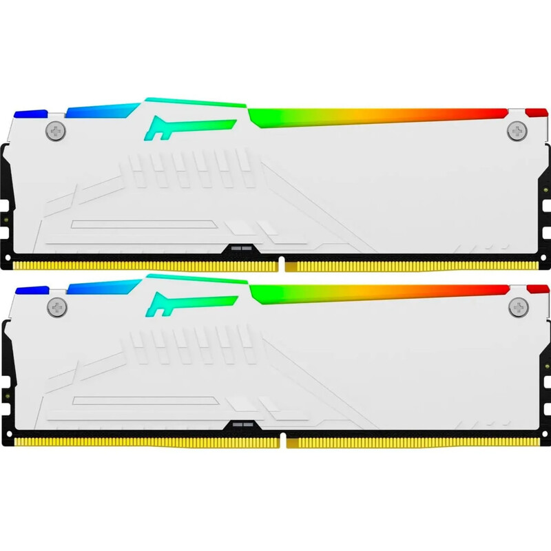 Модуль памяти DDR5 2х32GB/5600 Kingston Fury Beast RGB White (KF556C40BWAK2-64)