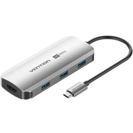 USB-хаб Vention 5 в 1 USB 3.1 Type-C - HDMI, 3xUSB 3.0 (TQDHB)