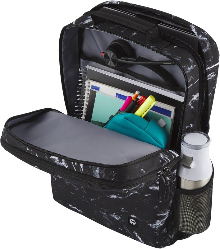 Рюкзак HP Campus XL Marble Stone 16" Black (7J592AA)