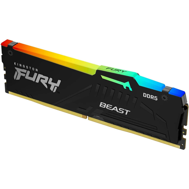 Модуль памяти DDR5 32GB/6000 Kingston Fury Beast RGB Black (KF560C36BBEA-32)