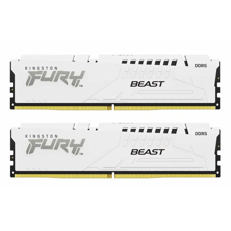 Модуль памяти DDR5 2х32GB/6000 Kingston Fury Beast White (KF560C36BWEK2-64)