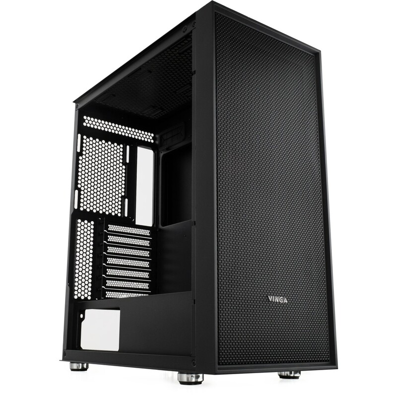 Корпус Vinga Pillar Black без БП