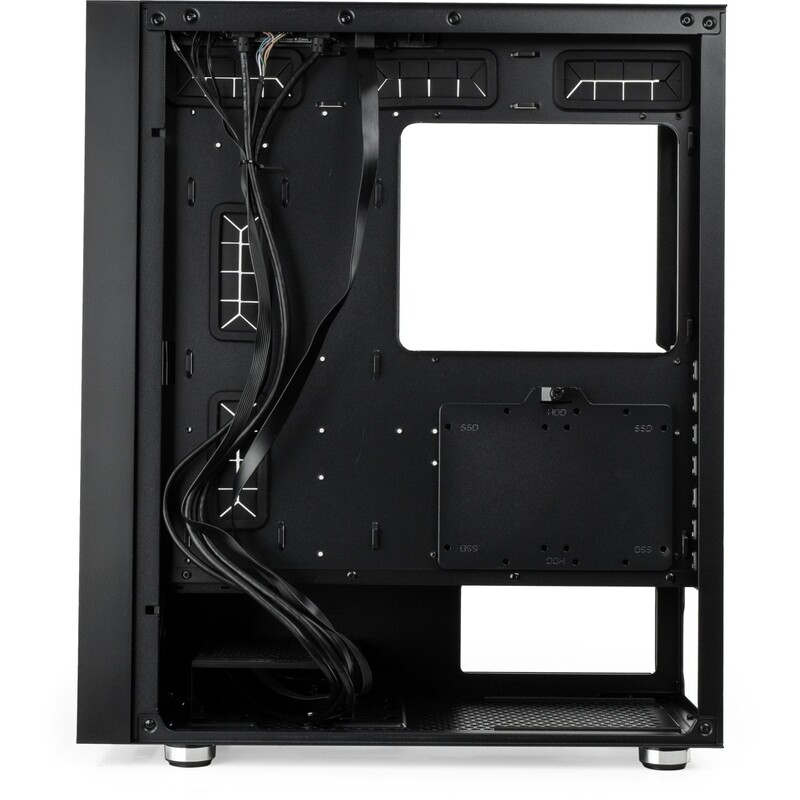 Корпус Vinga Pillar Black без БП