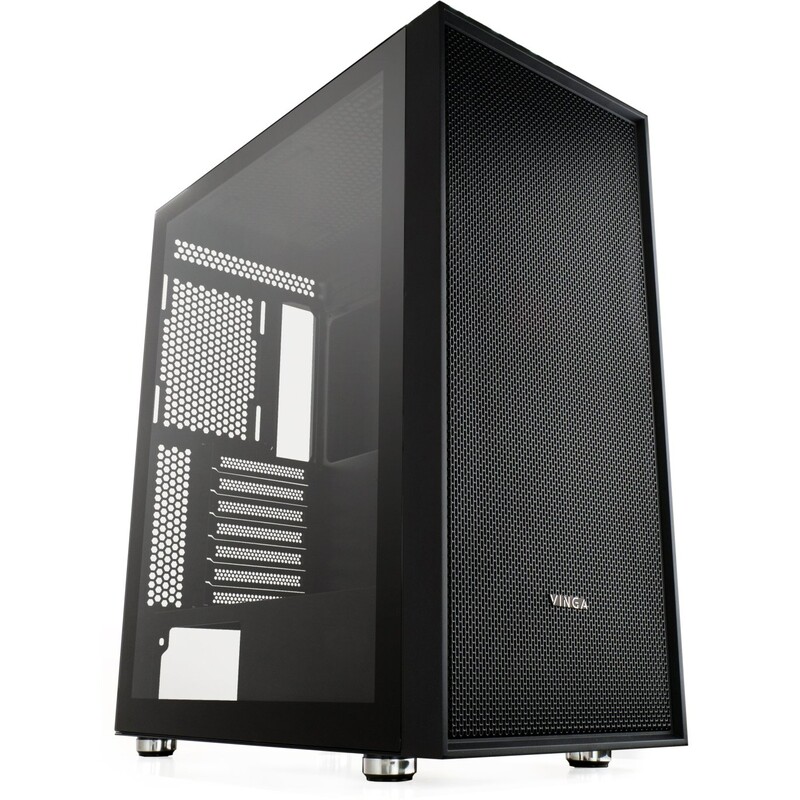 Корпус Vinga Pillar Black без БП