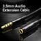 Фото - Кабель Vention Audio 3.5 мм - 3.5 мм,  M/F, 1 м, черный (BHBBF) | click.ua