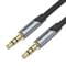 Фото - Кабель Vention 3.5 мм - 3.5 мм (M/M), 1.5 м, Silver/Black (BAPHG) | click.ua