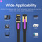 Фото - Патч-корд Vention CAT7 SSTP Ethernet, 1 m, Black (ICABF) | click.ua