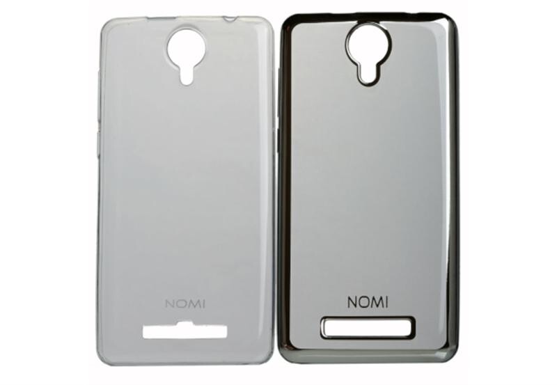 Чохол-накладка Nomi Case Kit для Nomi i5010 Evo M Clear+Silver (245342)