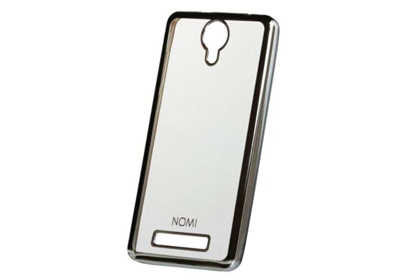 Чохол-накладка Nomi Case Kit для Nomi i5010 Evo M Clear+Silver (245342)