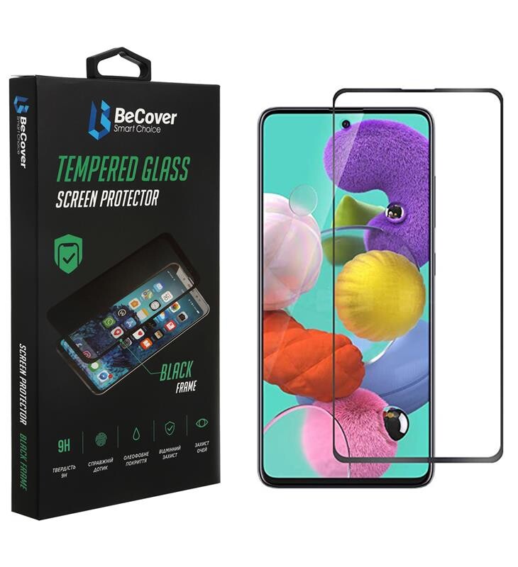 Защитное стекло BeCover для Samsung Galaxy M52 SM-M526 Black (706905)