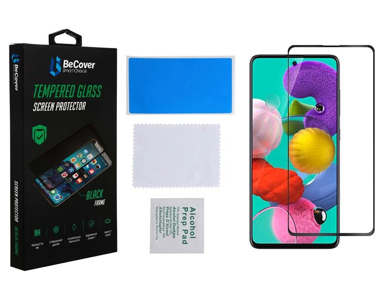 Защитное стекло BeCover для Samsung Galaxy M52 SM-M526 Black (706905)