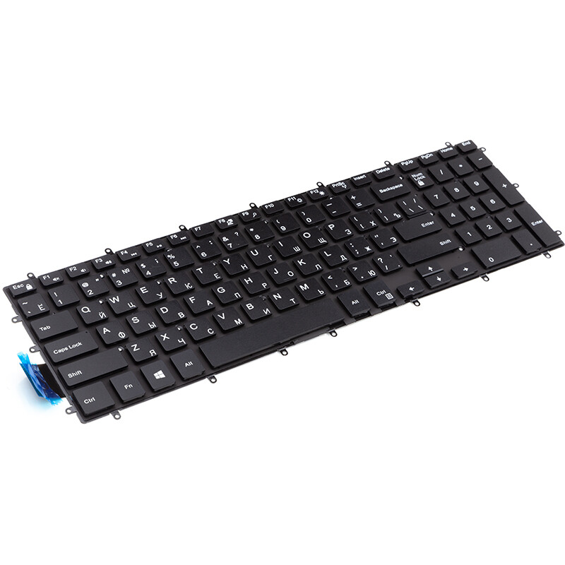 Клавіатура PowerPlant для ноутбука Dell Inspiron 15 7566, чорний, без фрейма (KB312221)