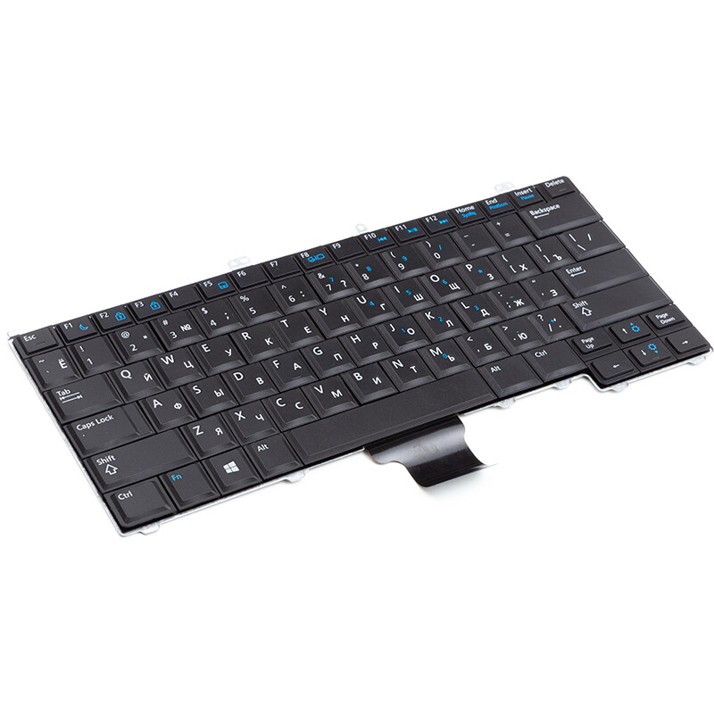 Клавіатура PowerPlant для ноутбука Dell Latitude E7240, E7440 чорний (KB312924)