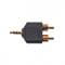 Фото - Перехідник Cablexpert 3.5 мм - 2хRCA (M/M), чорний (A-458) | click.ua