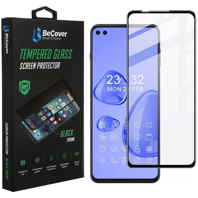 Защитное стекло BeCover для Motorola Moto G100 Black (706895)