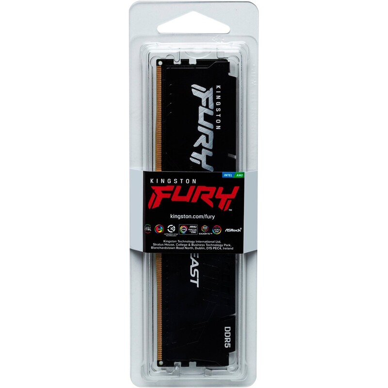 Модуль памяти DDR5 8GB/5600 Kingston Fury Beast Black (KF556C36BBE-8)