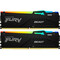 Фото - Модуль пам`яті DDR5 2х32GB/5600 Kingston Fury Beast RGB Black (KF556C36BBEAK2-64) | click.ua
