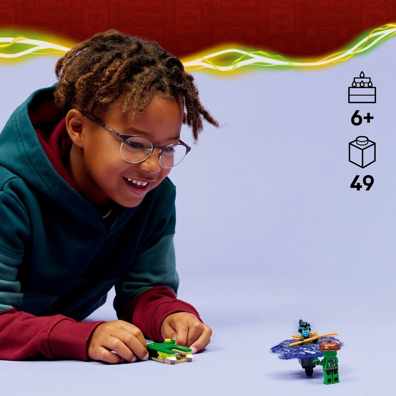 Конструктор LEGO Ninjago Нія проти спінера монстра-мутанта (71849)