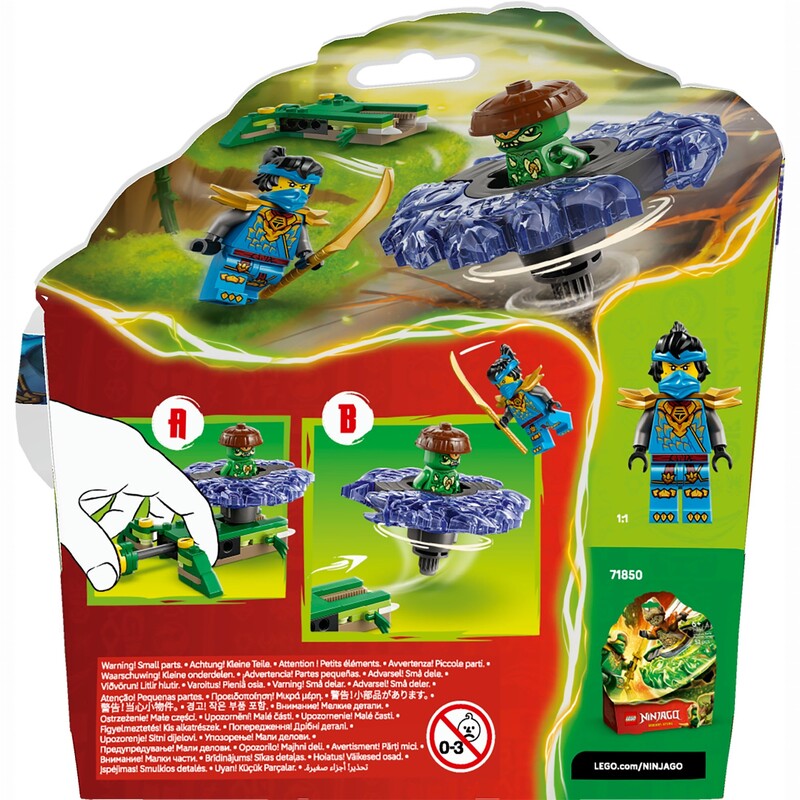 Конструктор LEGO Ninjago Нія проти спінера монстра-мутанта (71849)