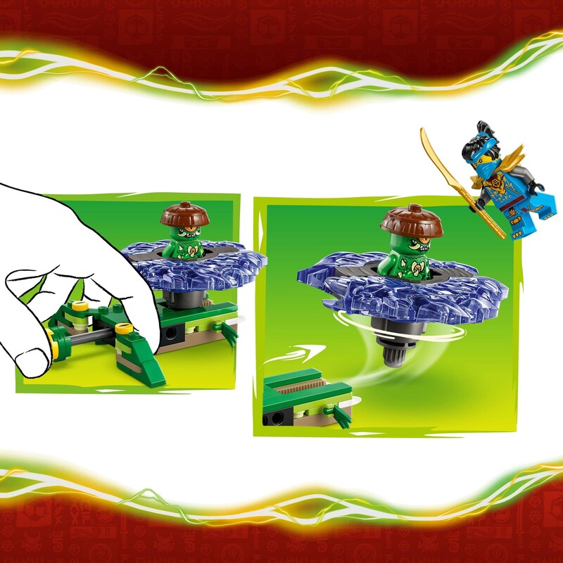 Конструктор LEGO Ninjago Нія проти спінера монстра-мутанта (71849)