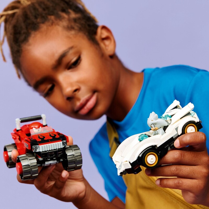 Конструктор LEGO Sonic Автомобіль Сільвера vs. монстр Наклза (77118)
