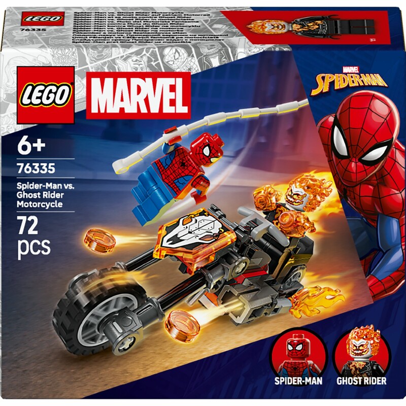 Конструктор LEGO Super Heroes Marvel Человек-паук vs. всадник (76335)