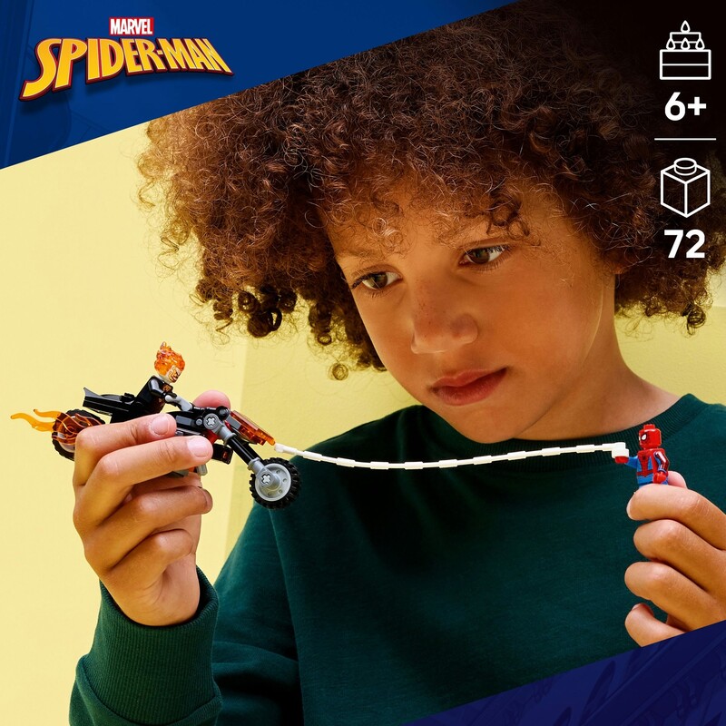 Конструктор LEGO Super Heroes Marvel Человек-паук vs. всадник (76335)
