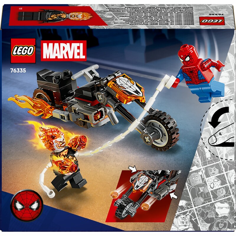 Конструктор LEGO Super Heroes Marvel Человек-паук vs. всадник (76335)