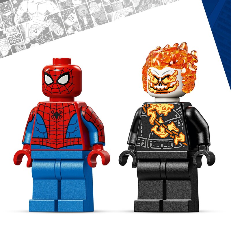 Конструктор LEGO Super Heroes Marvel Человек-паук vs. всадник (76335)