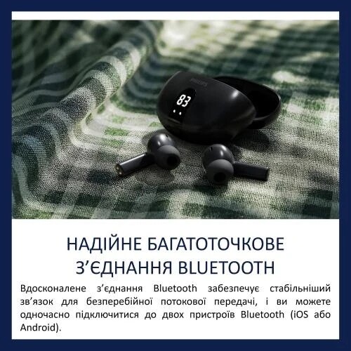 Bluetooth-гарнитура TWS Philips TAT2520 Black