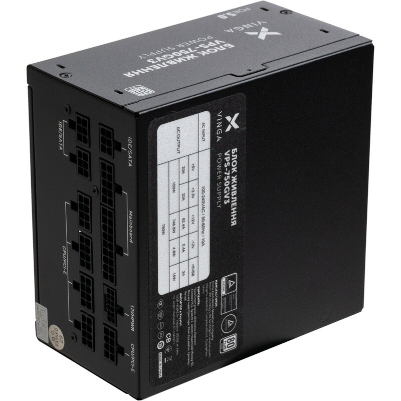 Блок питания Vinga 750W (VPS-750GV3)