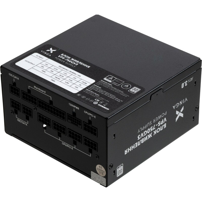 Блок питания Vinga 750W (VPS-750GV3)