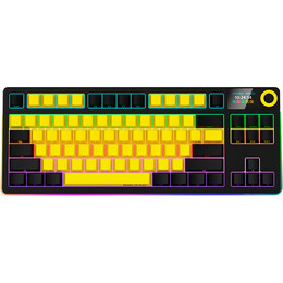 Клавиатура Lorgar Pro KBP70TKLW Wireless Black/Yellow (LRG-KBP70TKLW-YL-US)