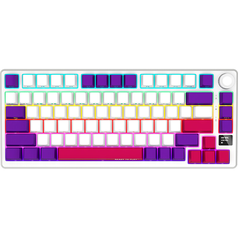 Клавиатура Lorgar Pro KBP7075W Wireless White (LRG-KBP7075W-WH-US)