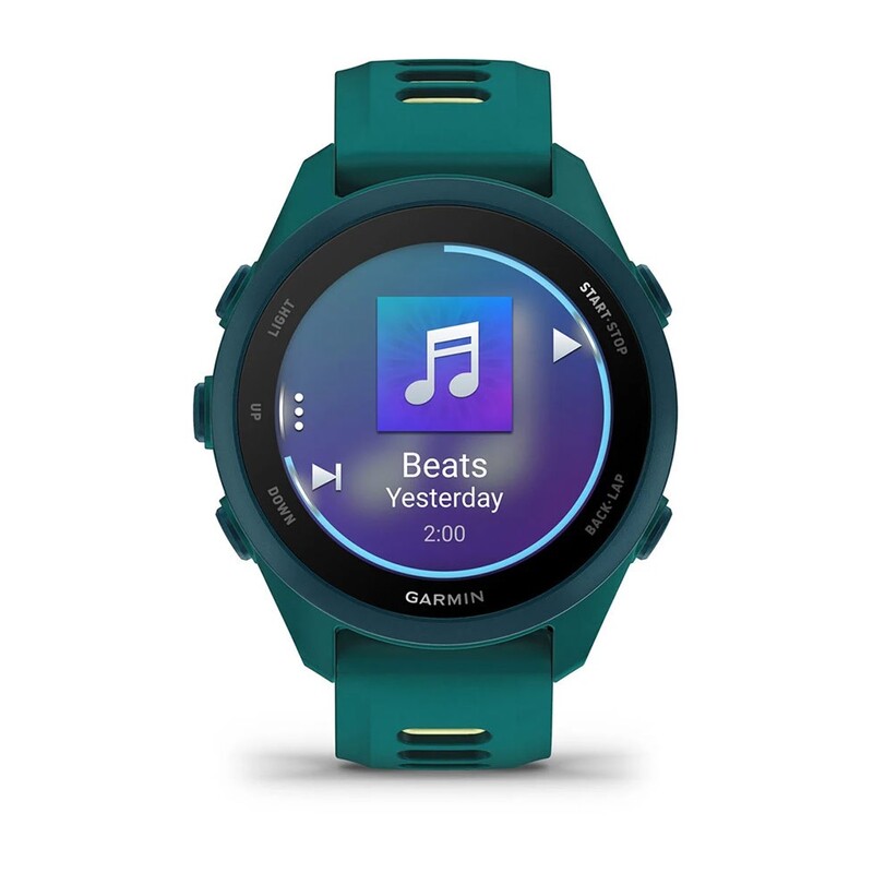Смарт-годинник Garmin Forerunner 170 Music GPS Teal Green/Citron (010-03920-12)
