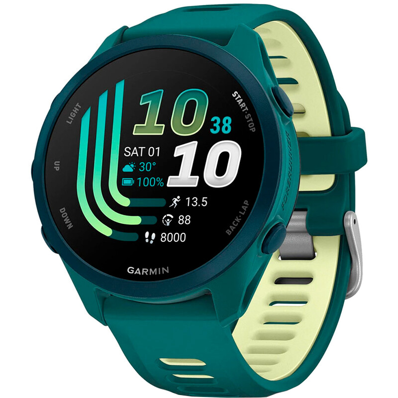 Смарт-годинник Garmin Forerunner 170 Music GPS Teal Green/Citron (010-03920-12)