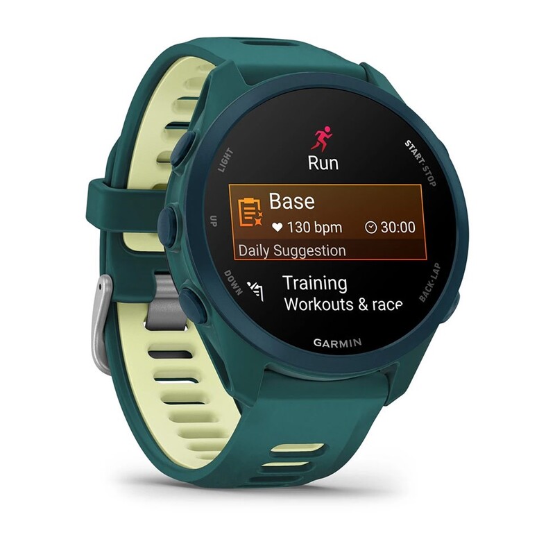 Смарт-годинник Garmin Forerunner 170 Music GPS Teal Green/Citron (010-03920-12)