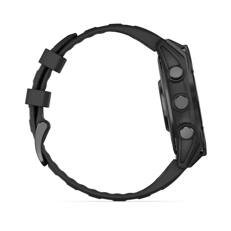 Смарт-годинник Garmin Fenix 8 47mm AMOLED Slate Gray with Black Silicone Band (010-02904-00)