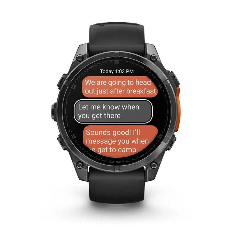 Смарт-годинник Garmin Fenix 8 47mm AMOLED Slate Gray with Black Silicone Band (010-02904-00)