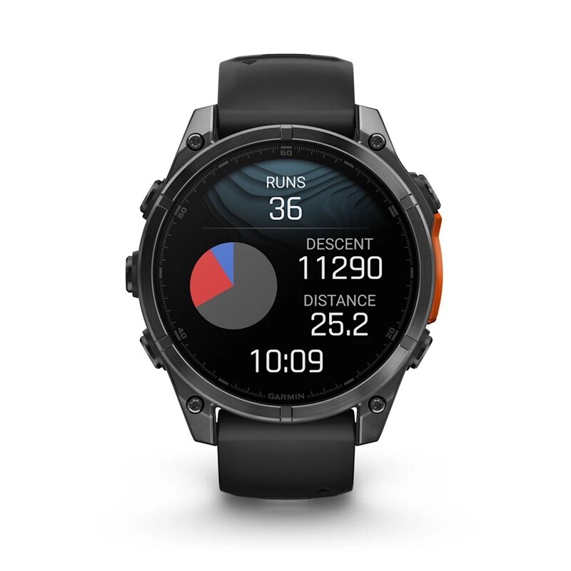 Смарт-годинник Garmin Fenix 8 47mm AMOLED Slate Gray with Black Silicone Band (010-02904-00)