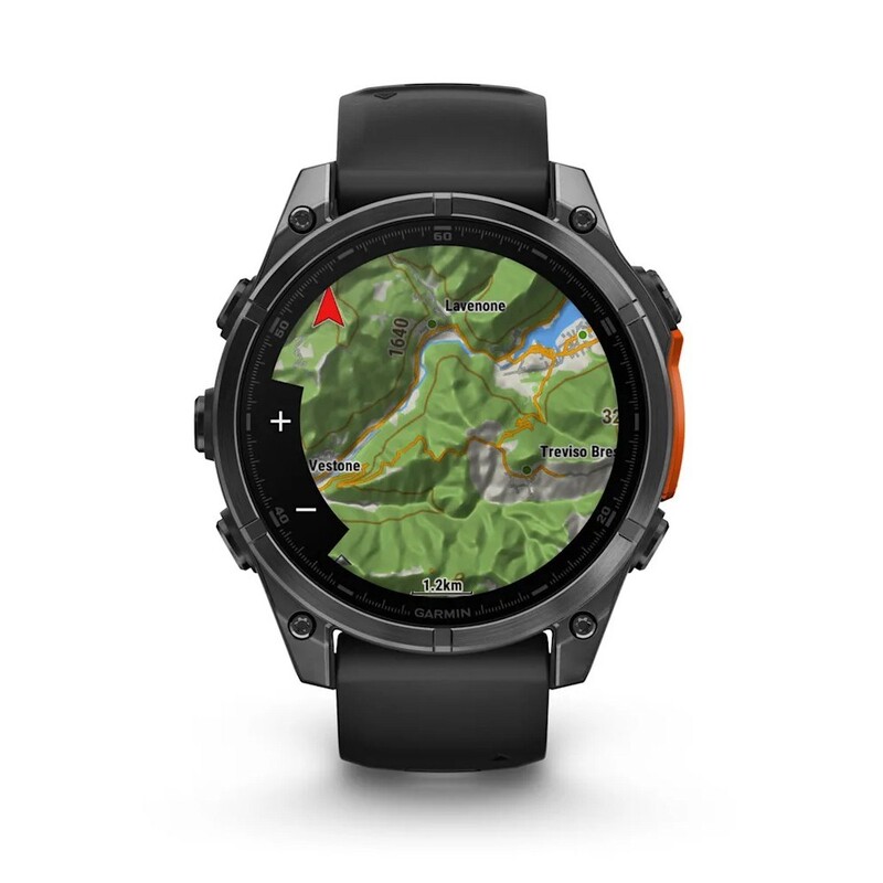 Смарт-годинник Garmin Fenix 8 47mm AMOLED Slate Gray with Black Silicone Band (010-02904-00)
