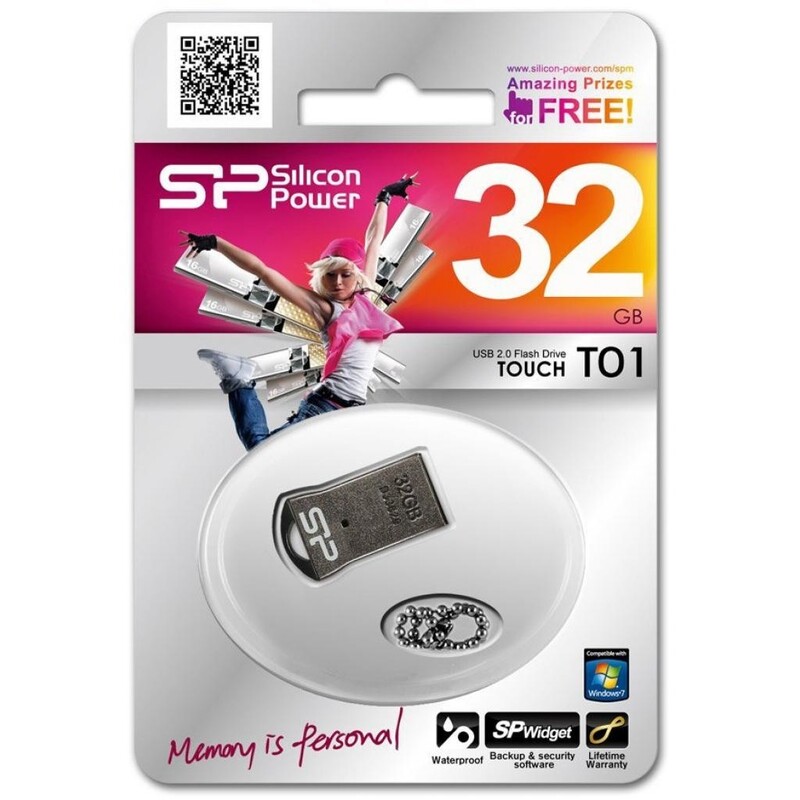 Флеш-накопичувач USB 32Gb Silicon Power Touch T01 (SP032GBUF2T01V1K)