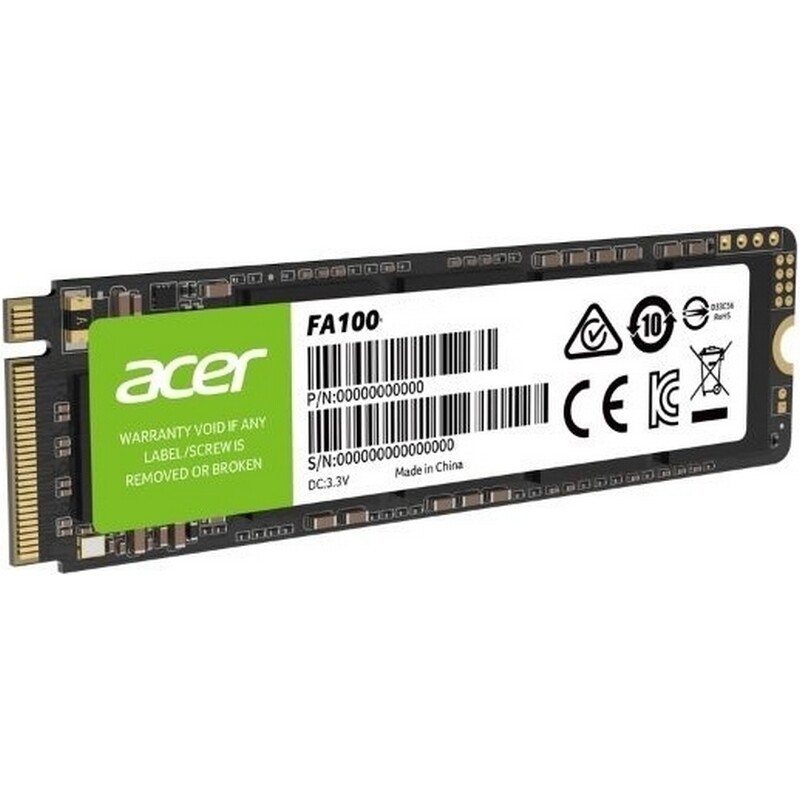 Накопитель SSD 256GB Acer M.2 2280 PCIe 3.0 x4 3D NAND (FA100-256GB)