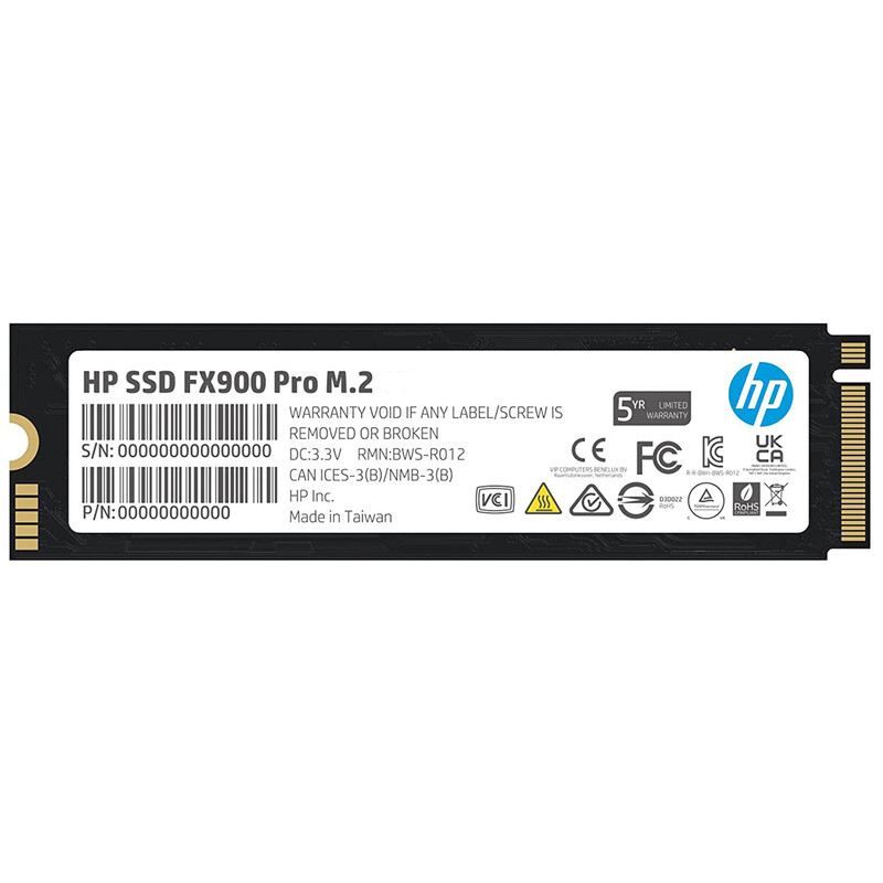 Накопитель SSD 4 TB HP FX900 Pro M.2 2280 PCIe 4.0 x4 3D TLC (4A3U2AA)